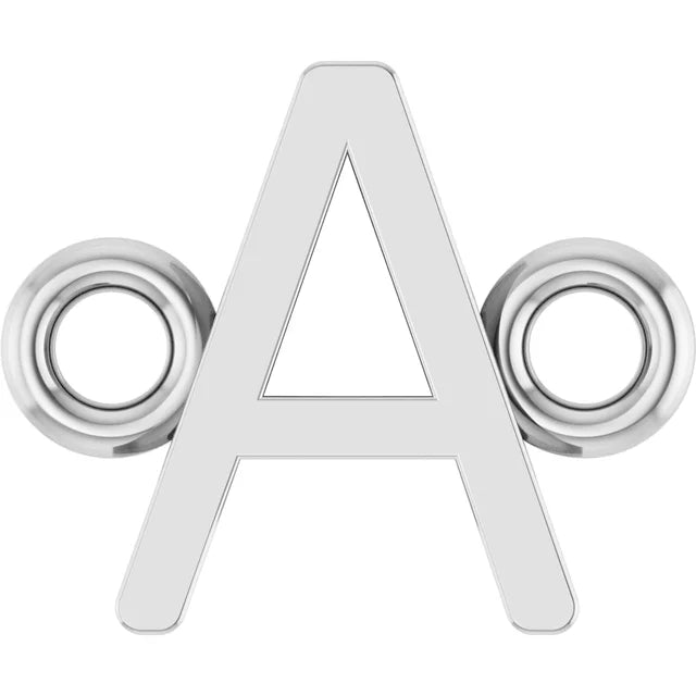 Initial Letter Permanent Jewelry Link