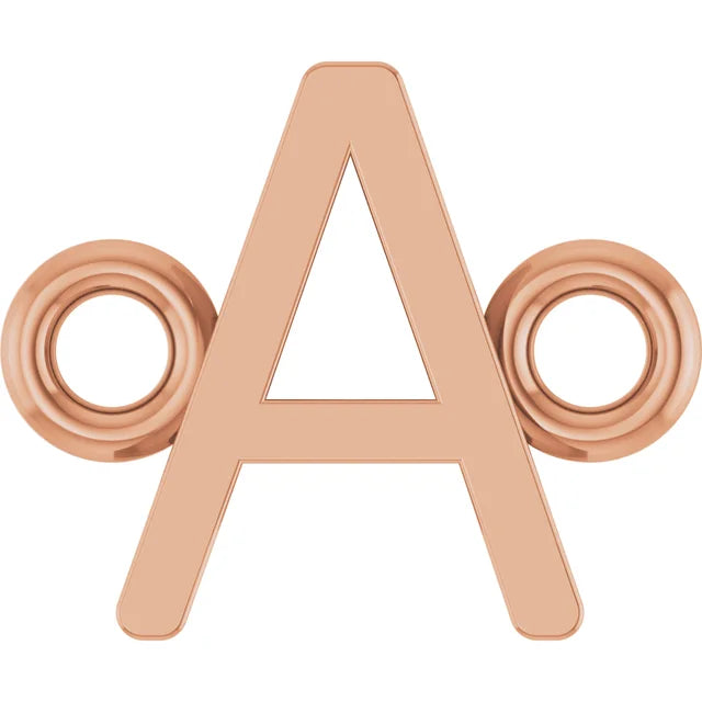 Initial Letter Permanent Jewelry Link