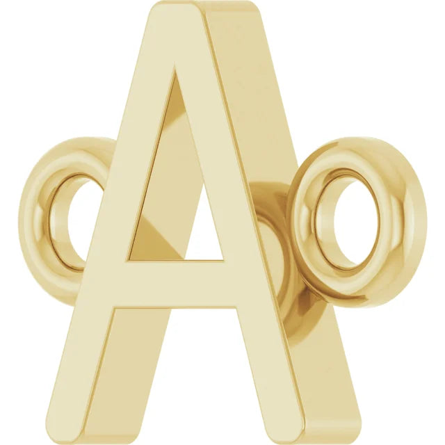 Initial Letter Permanent Jewelry Link