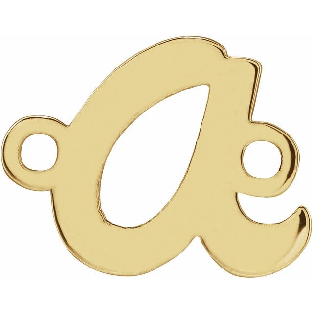 Script Initial Letter Permanent Jewelry Link