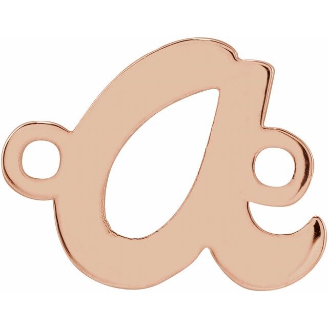 Script Initial Letter Permanent Jewelry Link