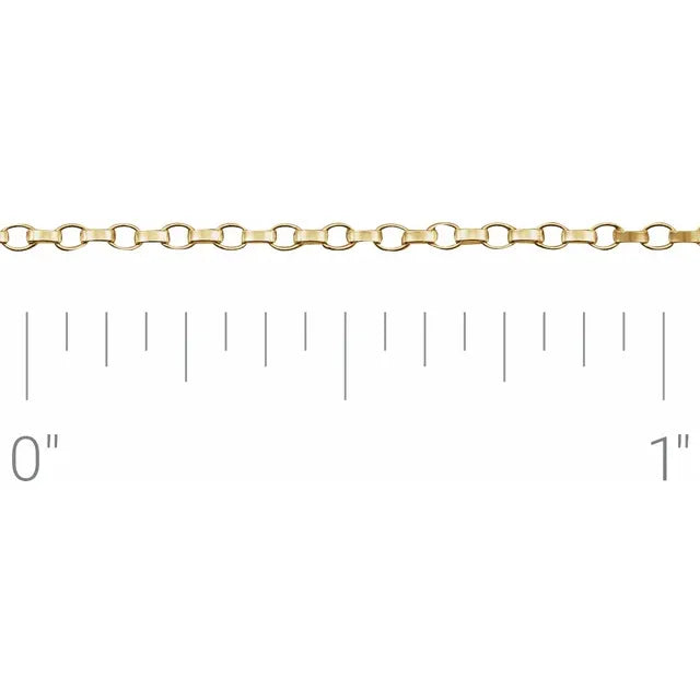 1.1mm Rolo Chain - Permanent Jewelry