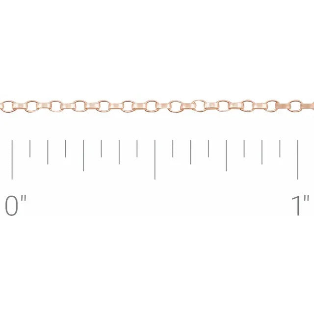 1.1mm Rolo Chain - Permanent Jewelry