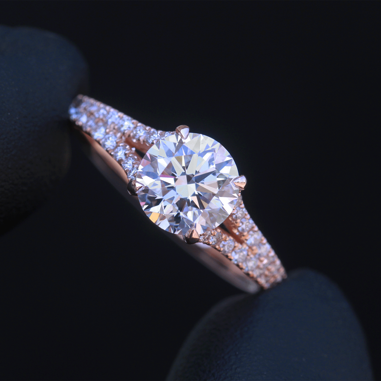 Custom Design Deposit - Round Brilliant GIA Certified Natural Diamond Engagement Ring