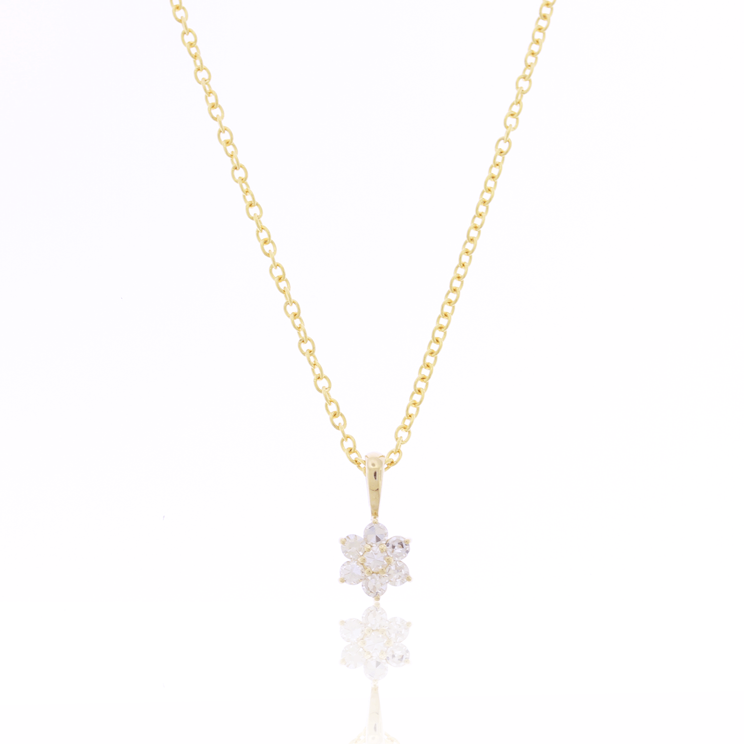 Round Cluster Pendant Necklace - Custom Design