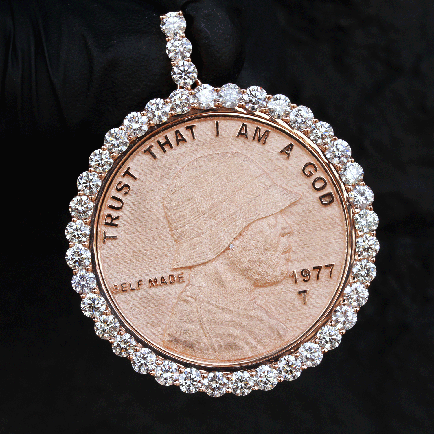 Custom Design Deposit - "One Love" Natural Diamond Pendant