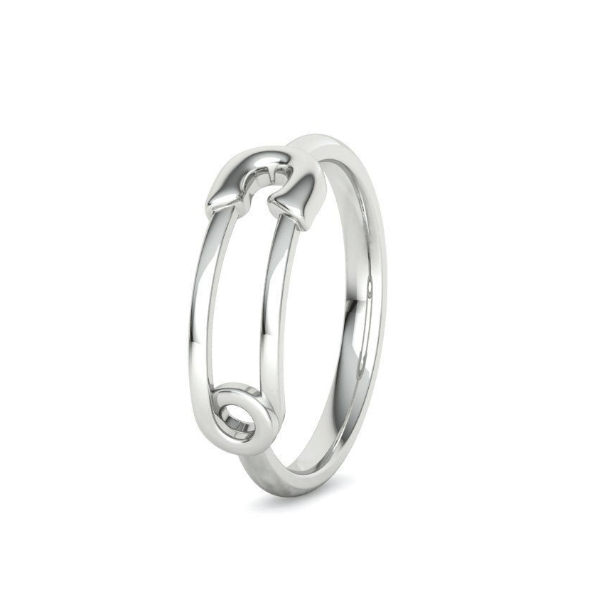 Safety Pin Everyday Ring