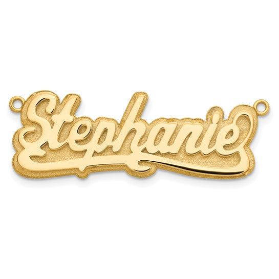 3D Name Plate Pendant - Personalized Jewelry