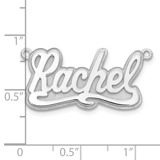 3D Name Plate Pendant - Personalized Jewelry
