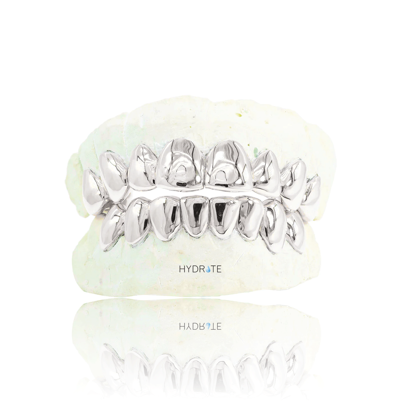 Solid Gold Grillz - Pullout Gold Teeth Top or Bottom