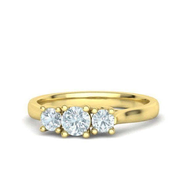 Three Stone Diamond Engagement Ring (2/3ctw)