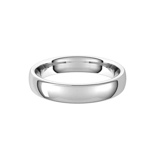 5mm European Men's Wedding Band - High Polished Finish