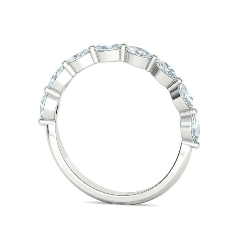 Marquise Diamond Wedding Band (1/2ctw)