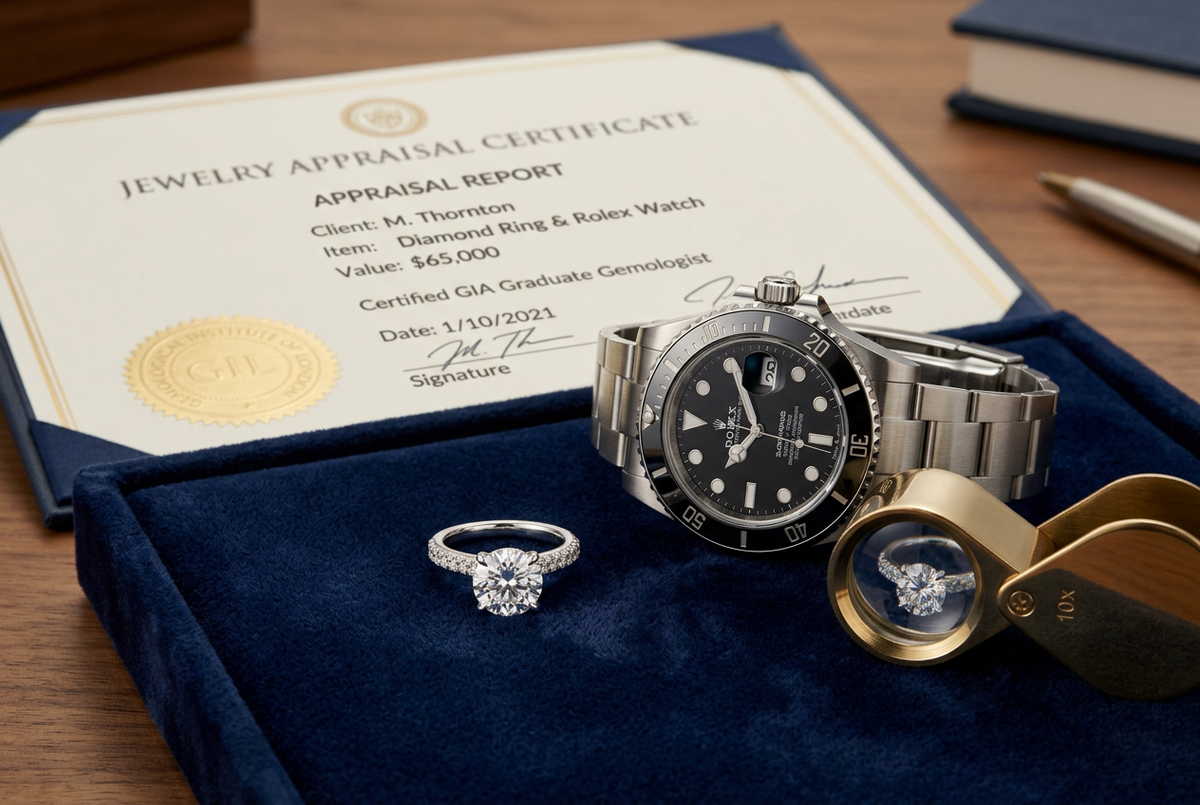 Jewelry Appraisals in Memphis, TN: Insurance Appraisals at Hydrate Diamonds & Watches