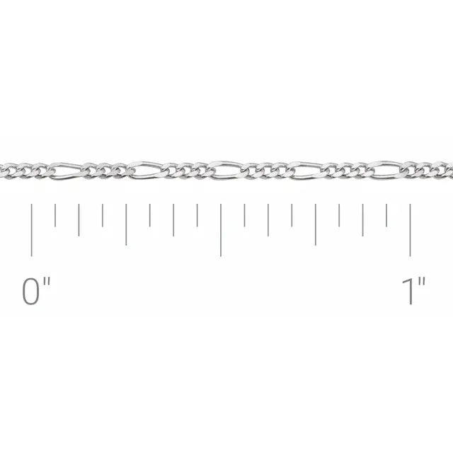 1.28mm Figaro Chain - Permanent Jewelry