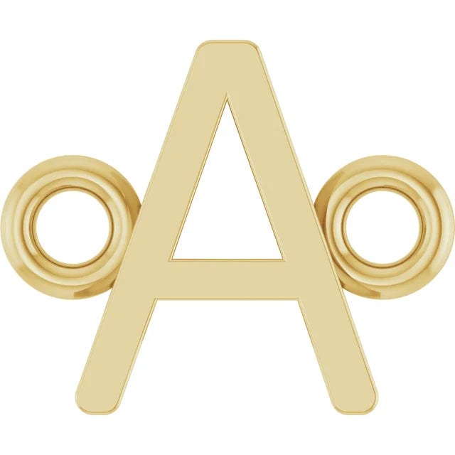 Initial Letter Permanent Jewelry Link