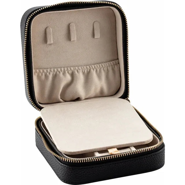 Hydrate Black Jewelry Case with Mirror