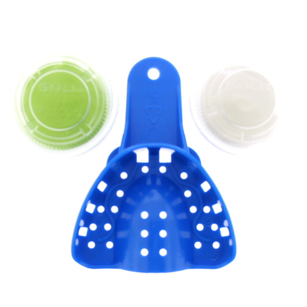 Grillz Molding Kit | Quality Putty Impression Green & White Material & Tray | DIY At Home | Perfect Fit for Custom Gold & Diamond Grillz