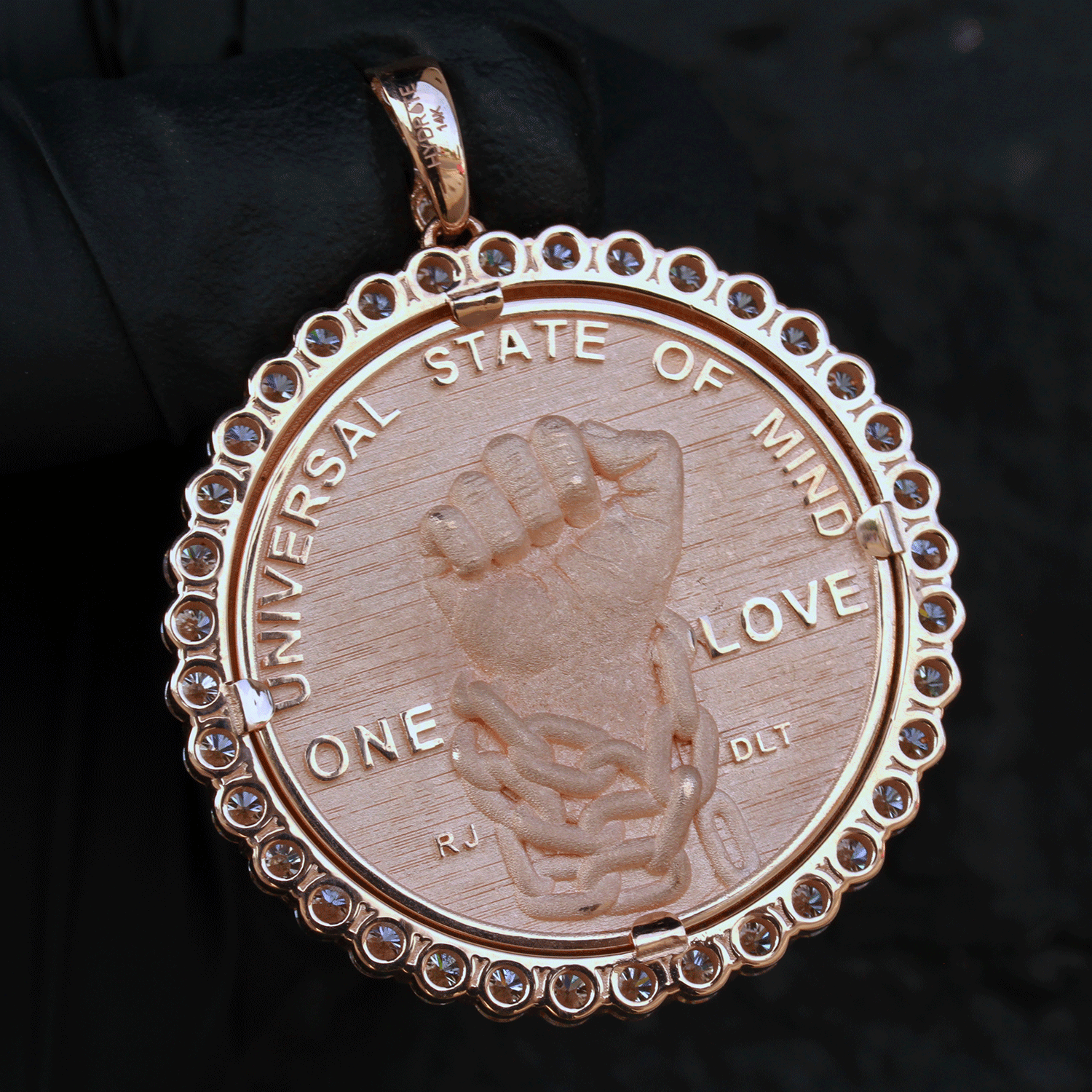 Custom Design Deposit - "One Love" Natural Diamond Pendant