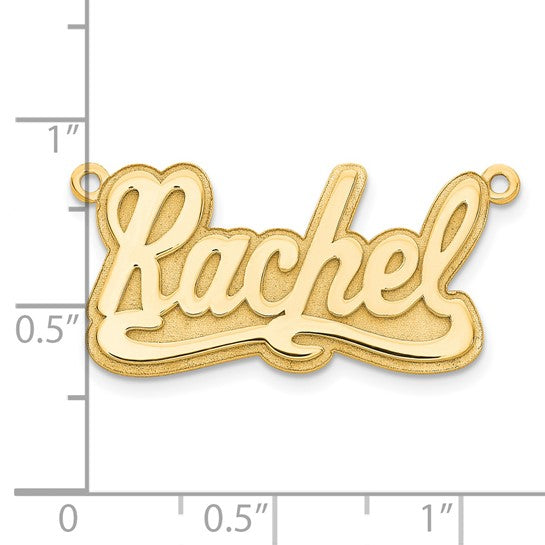 3D Name Plate Pendant - Personalized Jewelry
