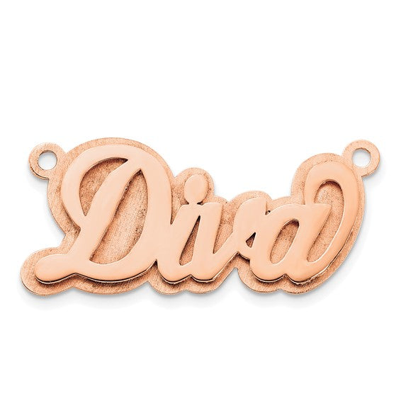 3D Name Plate Pendant - Personalized