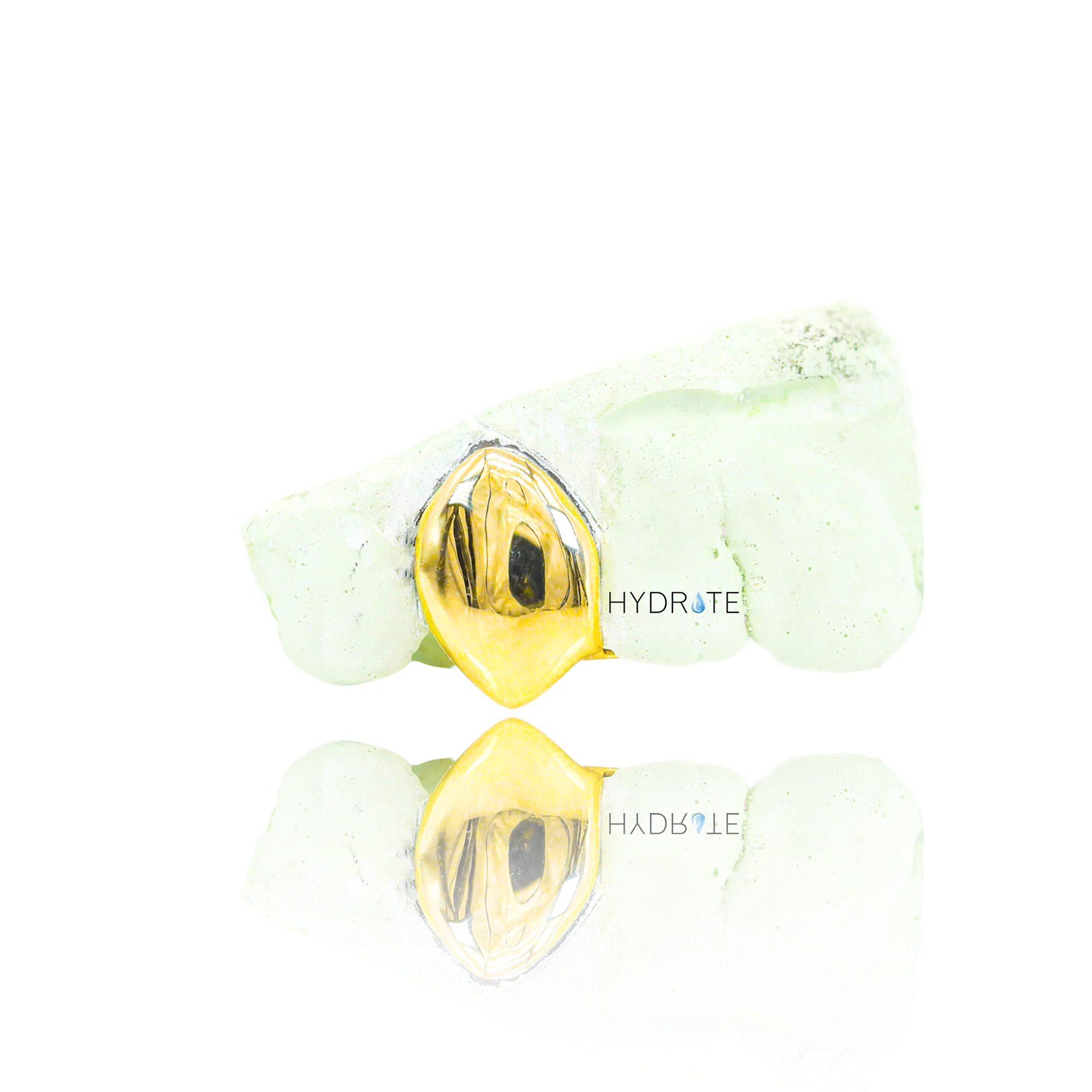 Custom One Tooth Gold Grillz - Cap Grillz Gold Tooth Top or Bottom