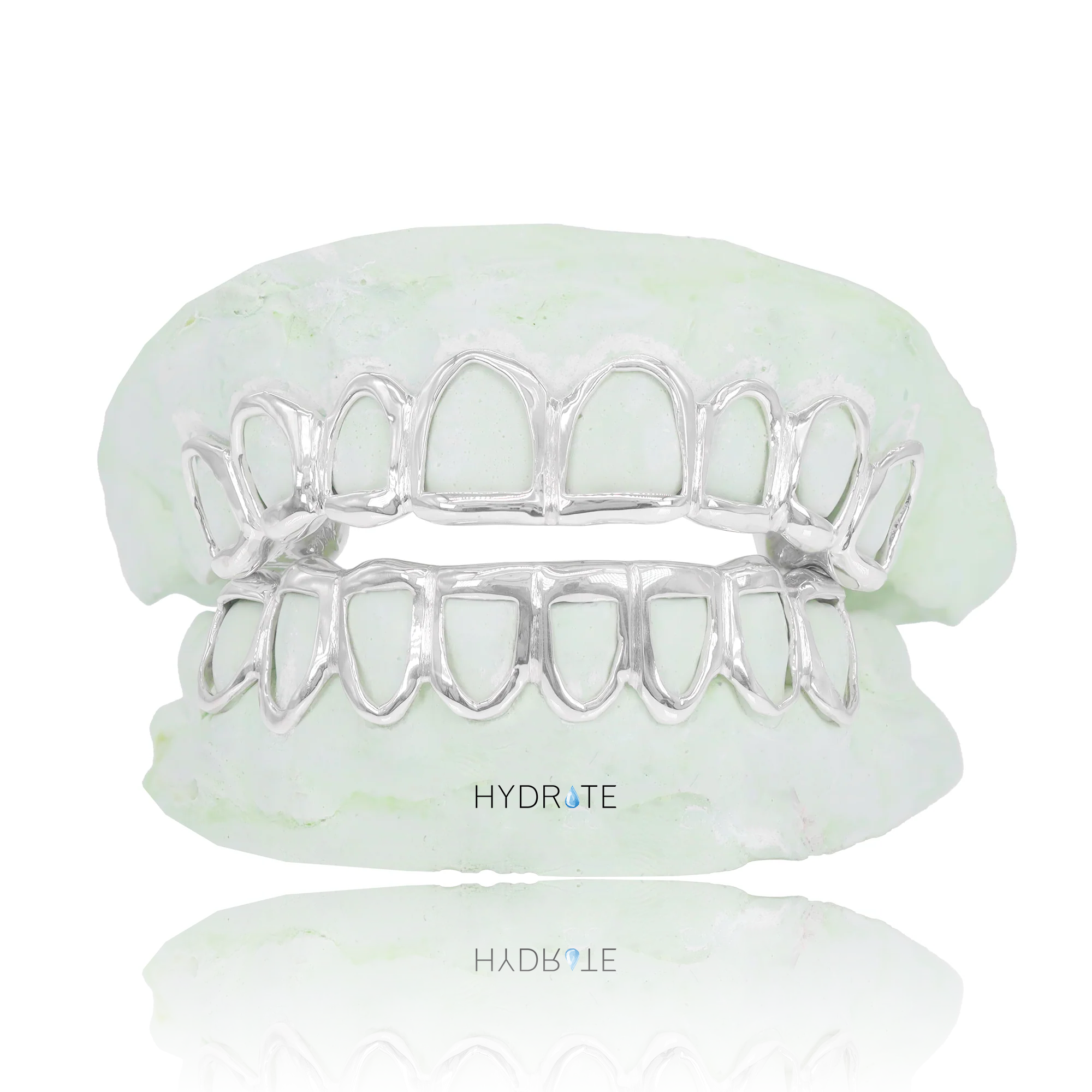Custom Open Face Gold Grillz - Pullout Gold Teeth Top or Bottom