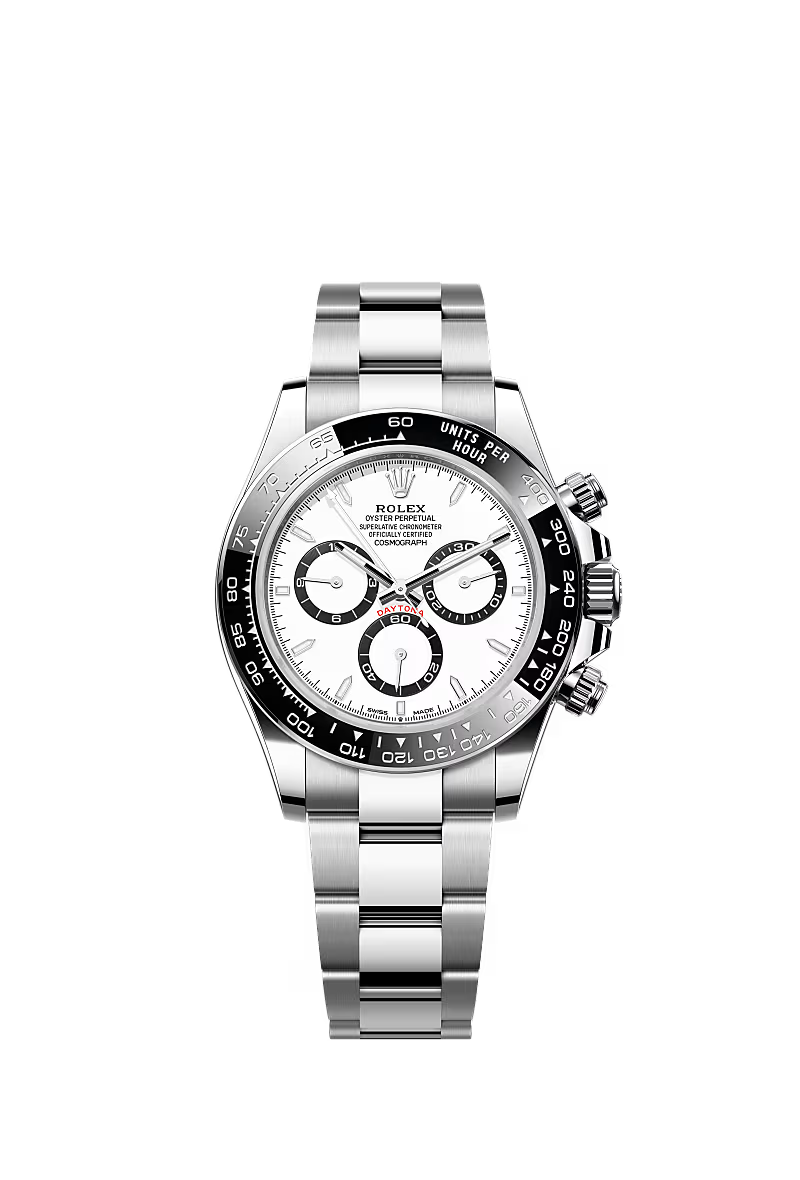 Rolex "Panda" Daytona 126500LN, Stainless Steel, White Dial, Oyster Bracelet 40mm