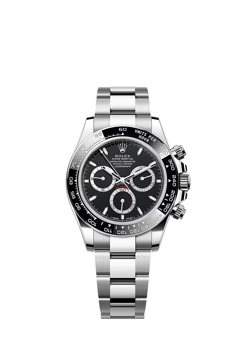 Rolex Daytona 126500LN, Stainless Steel, Black Dial, Oyster Bracelet 40mm