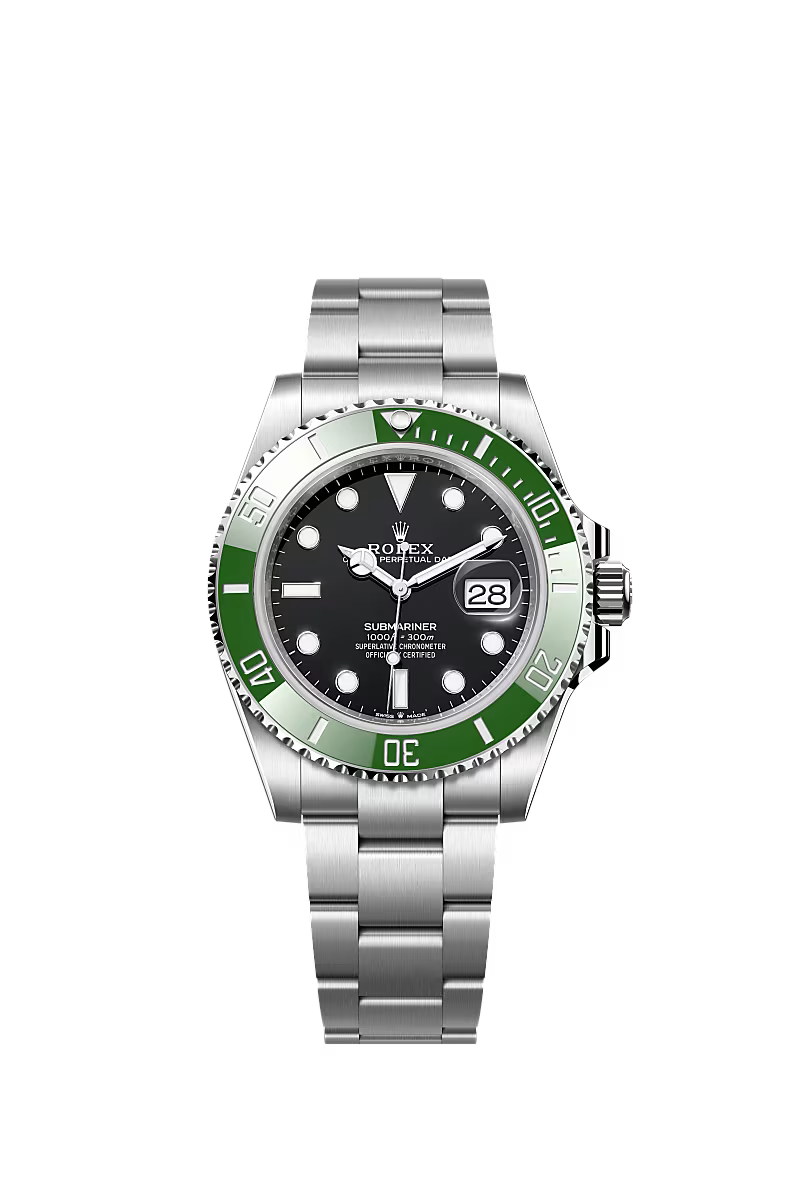 Rolex 126610LV "Starbucks", Stainless Steel, Black Dial, 41mm