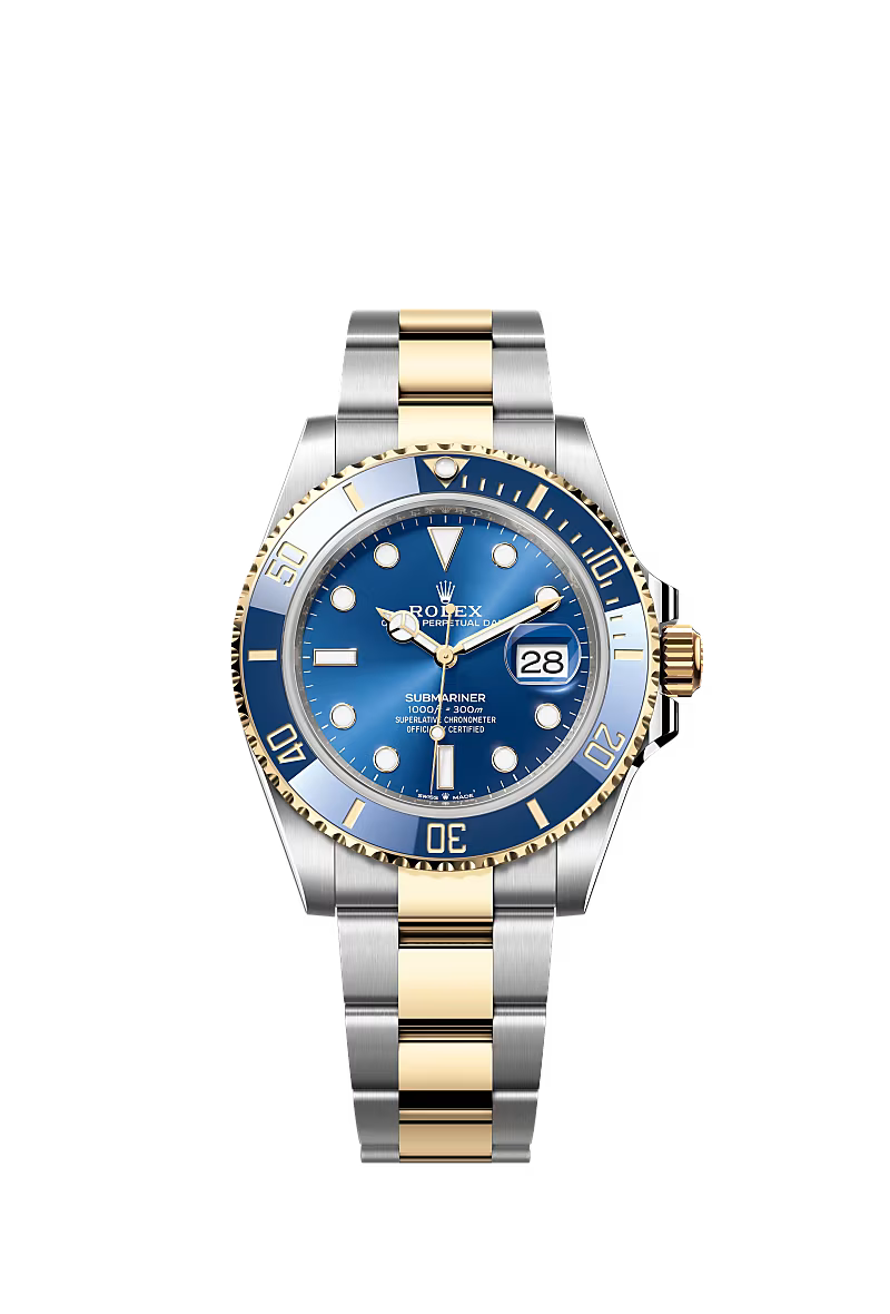 Rolex Submariner 126613LB, 18K Yellow Gold & Stainless Steel, Blue Dial, 41mm