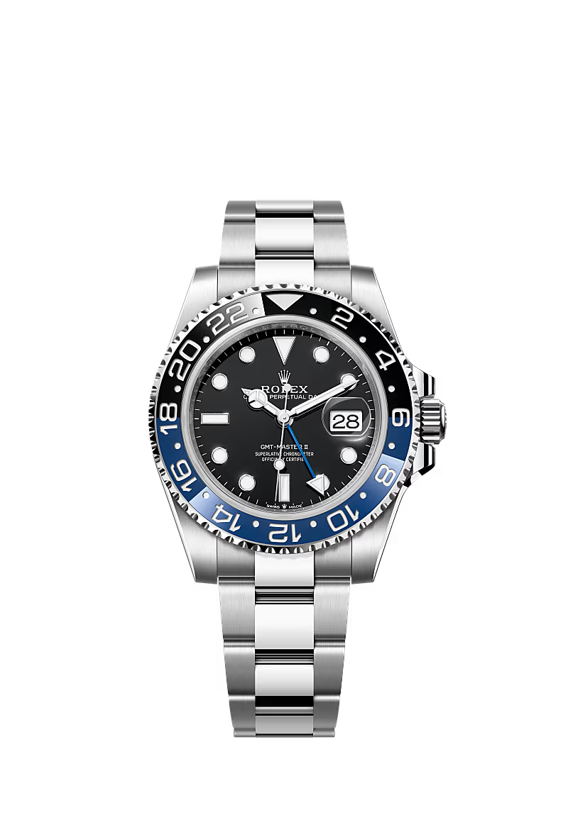 Rolex "Batman" GMT-Master II 126710BLNR, Stainless Steel, Black Dial, Oyster Bracelet, 40mm