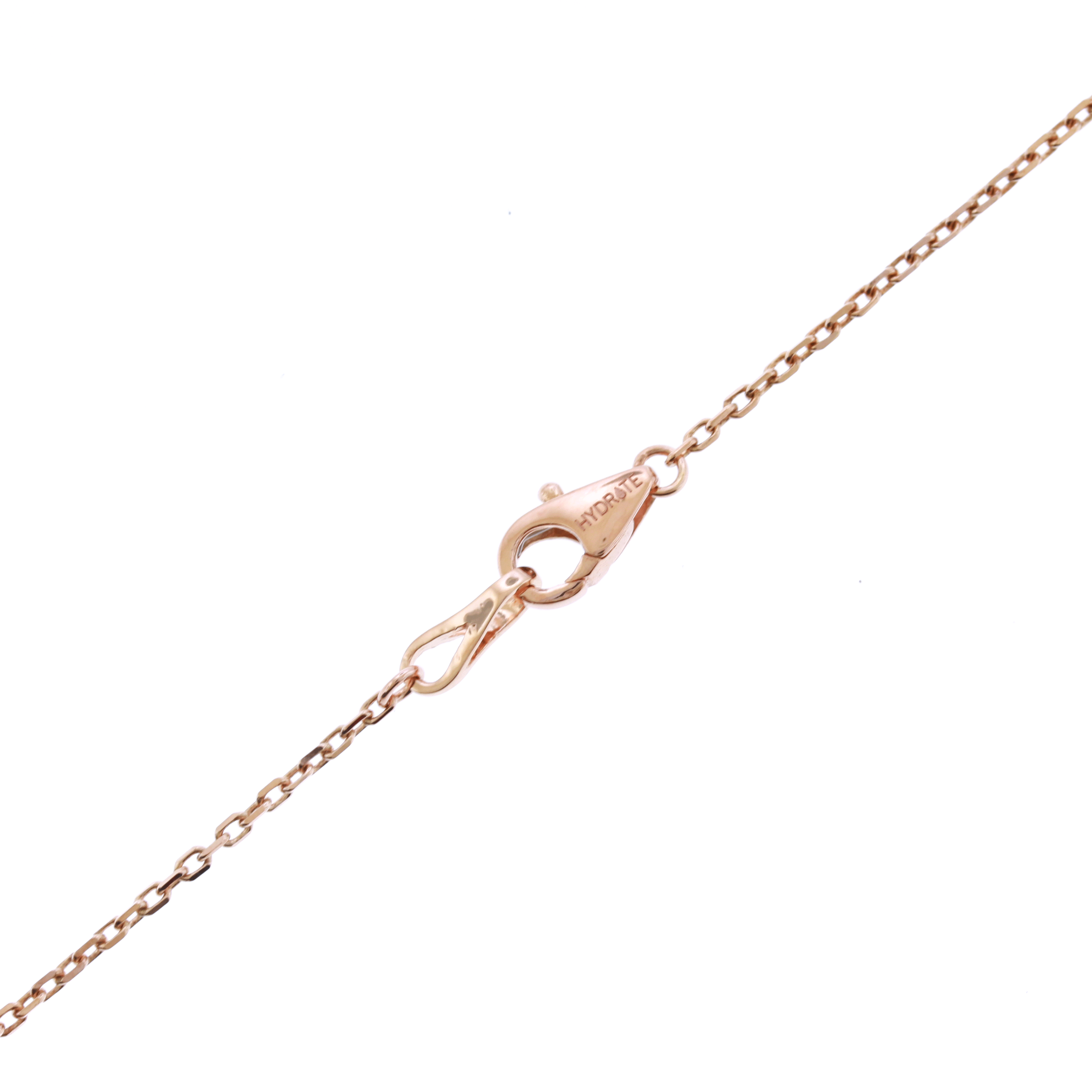 Natural Diamond Heart Necklace -14K Rose Gold (7/8ctw)
