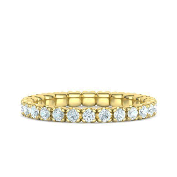 2.4mm Natural Diamond Eternity Band