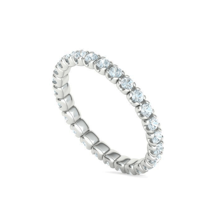 2.4mm Natural Diamond Eternity Band