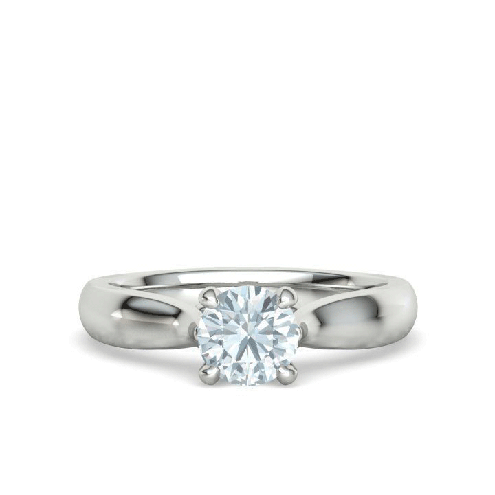 Round Brilliant Diamond Solitaire Engagement Ring (1ct)