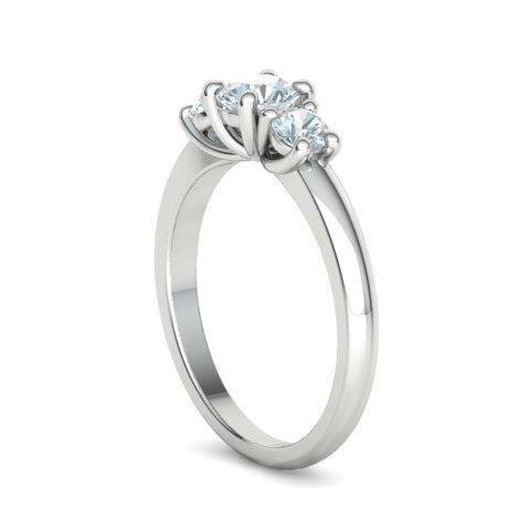 Three Stone Diamond Engagement Ring (7/8ctw)
