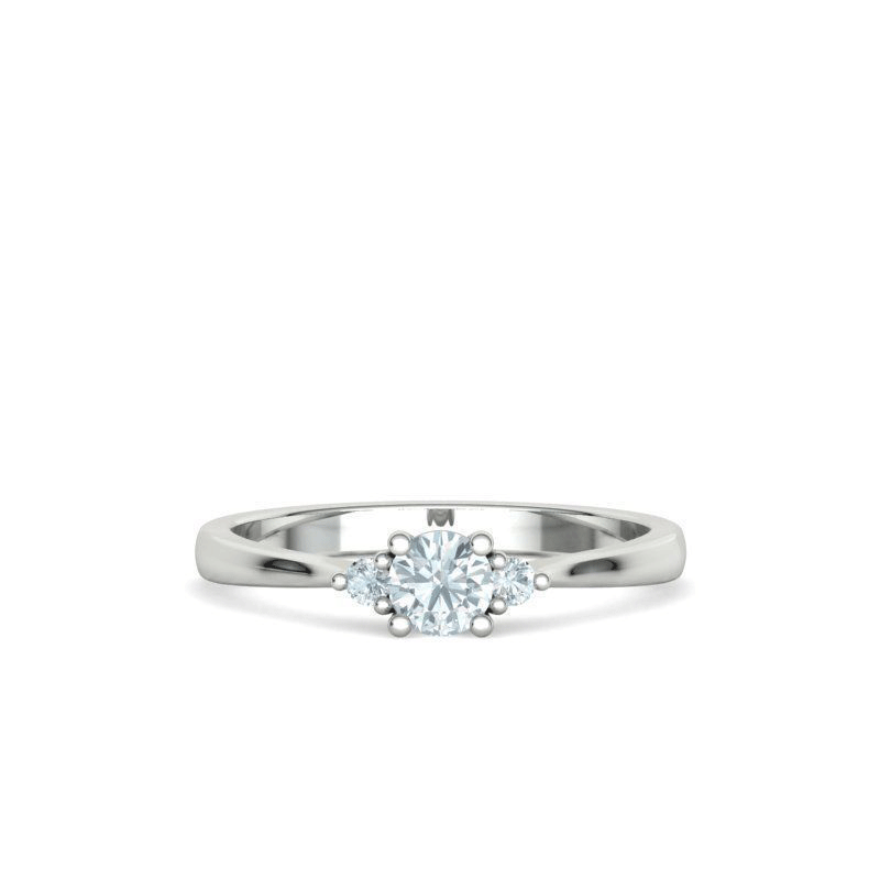 Three Stone Diamond Engagement Ring (3/8ctw)