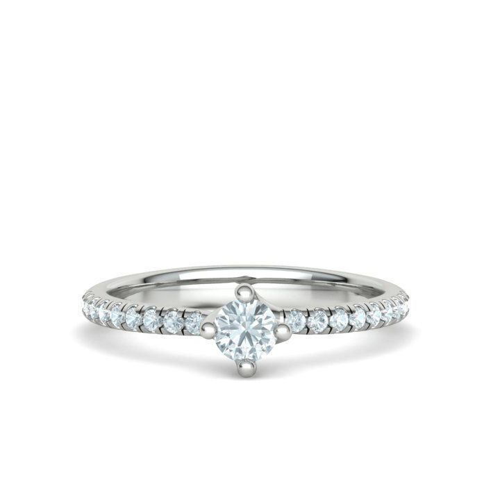 Round Brilliant Diamond Engagement Ring (3/8ctw)