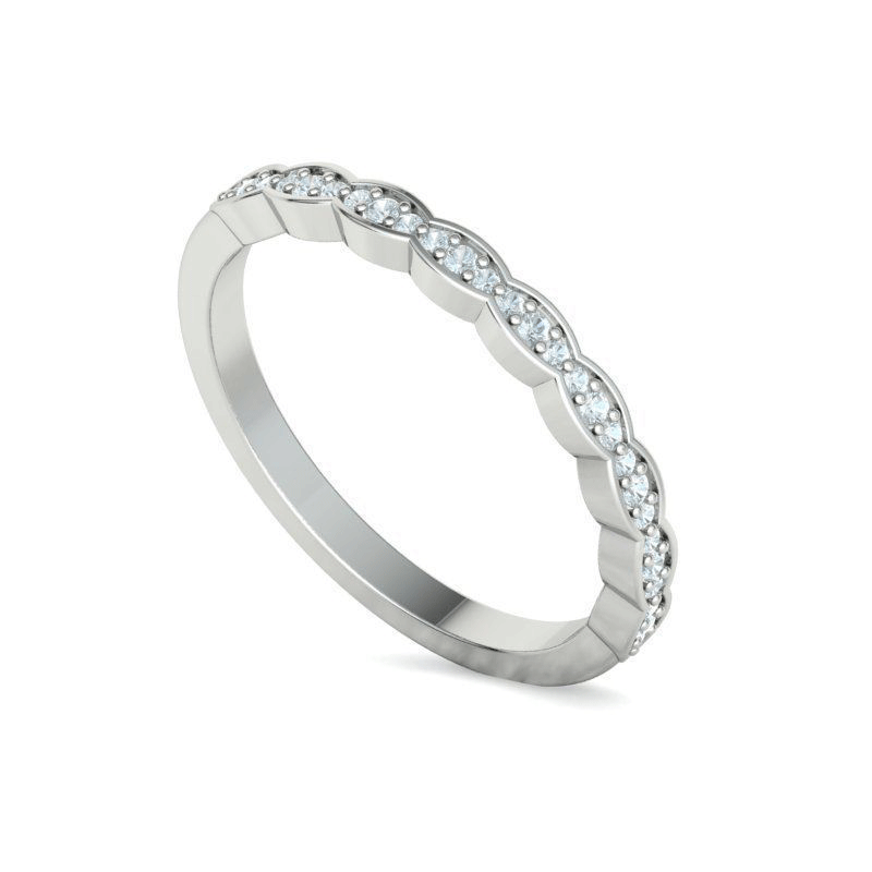 Natural Diamond Wedding Band (1/10ctw)